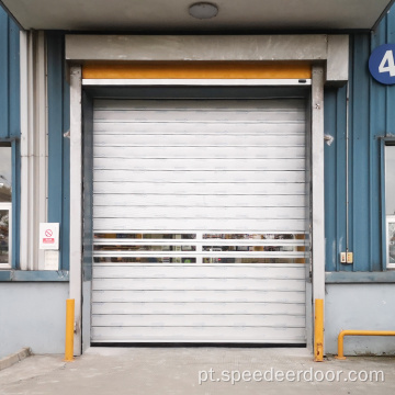 Porta de alta velocidade em espiral universal de alumínio